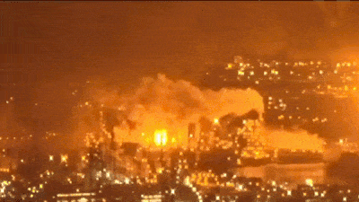 美国大型炼油厂突发爆炸 巨大橘色火球照亮天空 油价闻讯暴涨！（视频/组图） - 2