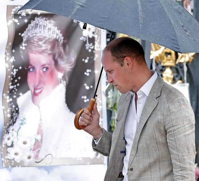 威廉王子为纪念母亲戴安娜，竟半夜睡在伦敦街头，寄居在垃圾桶边