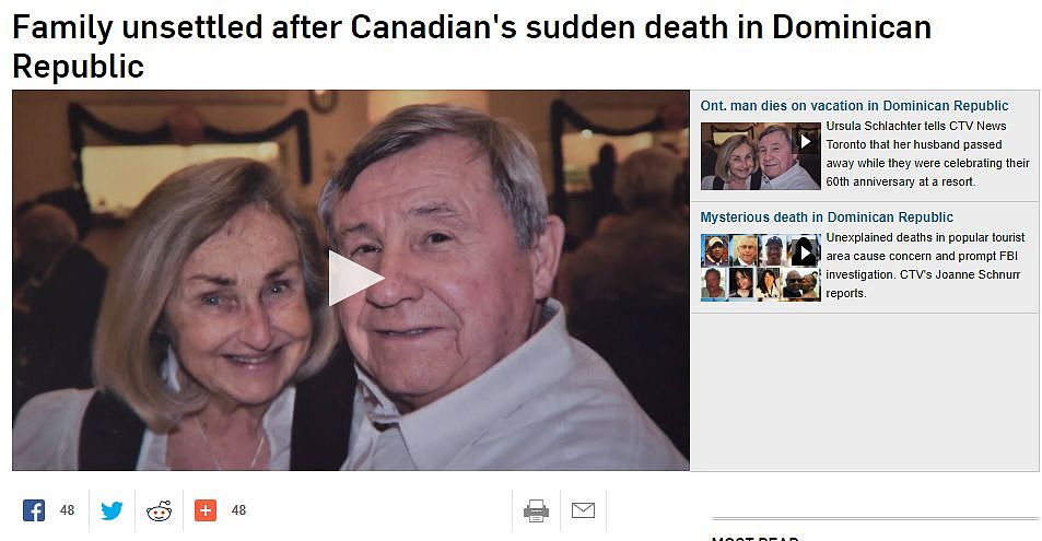 可怕！加拿大男子旅游胜地离奇死亡 尸体僵硬才被发现 已有10人因此惨死（组图） - 1