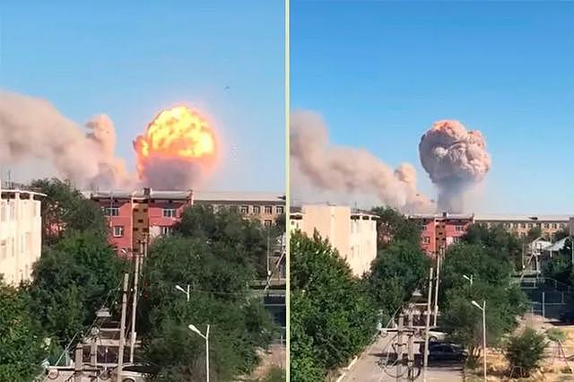 军事仓库发生爆炸！哈萨克斯坦4.5万人被紧急疏散