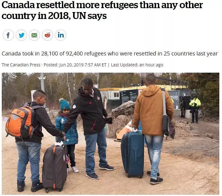 加拿大成全球第一难民接收国？胡森：还不够！还要更多！（组图） - 2