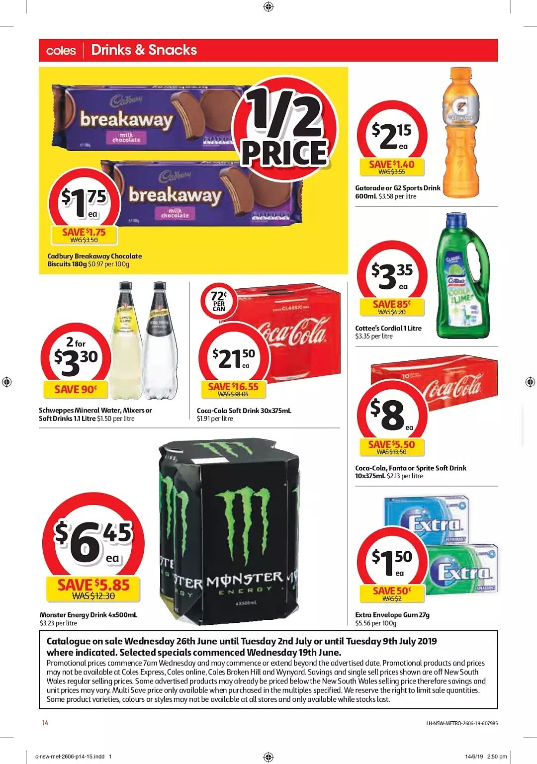 Coles, Woolworths, Aldi, Costa, IGA | 6.26~7.02一周折扣 - 10