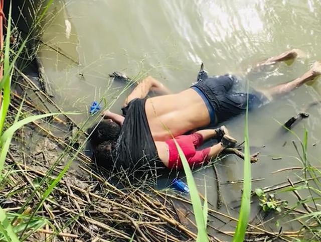 父女偷渡美国不成淹死在美墨边境，脸朝下尸身泡在河中惨不忍睹