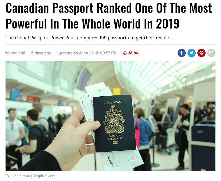 厉害了！加拿大护照大改革 以后出国旅游只带手机就够了？（组图） - 7