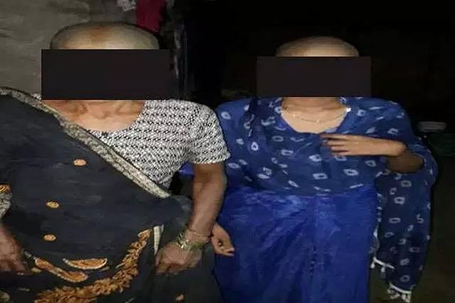 印度母女独自在家冒死反抗轮奸，却遭犯罪团伙殴打剃头游街示众