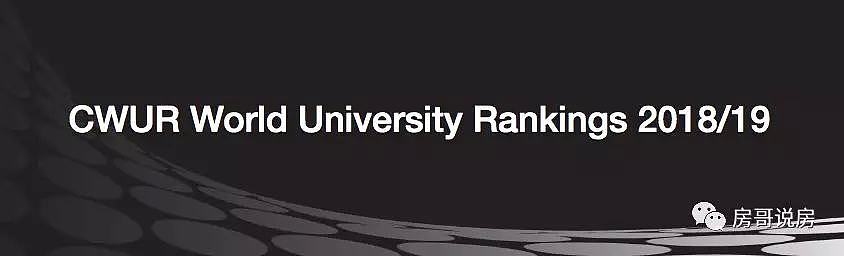 CWUR-2018/2019世界大学权威排行榜 - 1