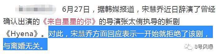 被曝双双出轨后，宋慧乔宋仲基彻底撕破脸？这是要把韩剧人生进行到底吗（组图） - 28