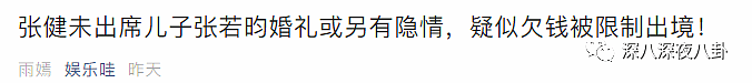 大婚当天，张若昀和他老爸被查封6000万财产？（组图） - 74