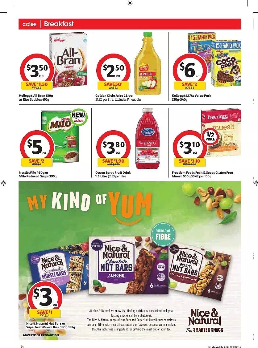 Coles, Woolworths, Aldi, IGA | 7.3~7.9一周折扣 - 24