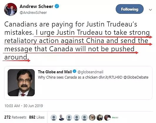 这个加拿大人扬言“对抗中国”，结果被网友喷惨了！（组图） - 5