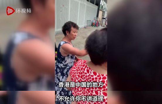 立法会外怒斥反对派 香港大妈：我以中国人为豪啊！（视频/组图） - 1