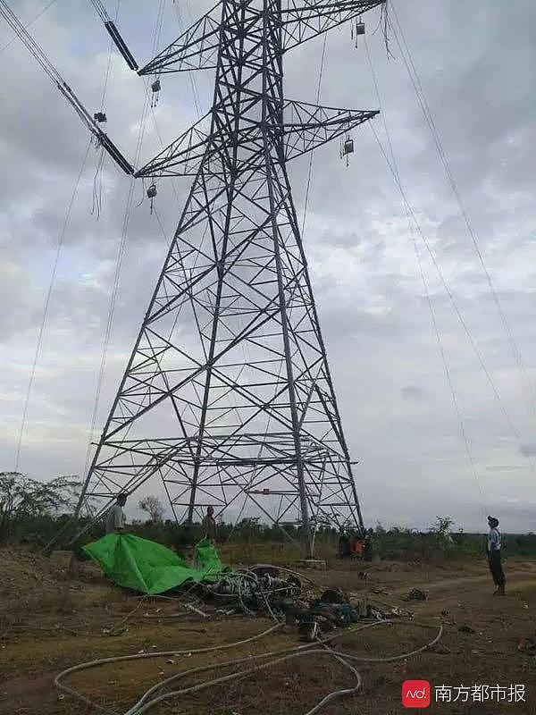 4名中国工人缅甸输电施工现场跌落致3死，1人腿伤！由中企承建