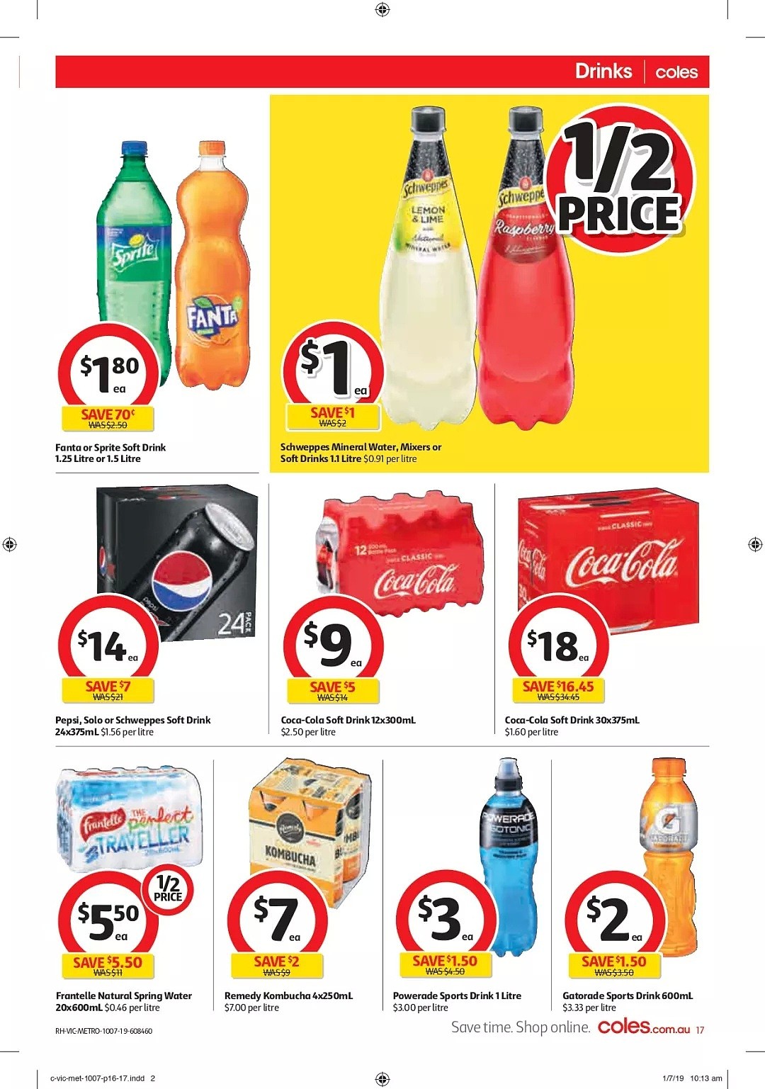 Coles 7月10日-7月16日折扣，好奇纸尿裤、洗衣粉半价 - 17