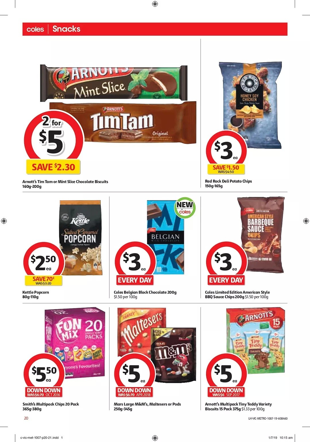 Coles 7月10日-7月16日折扣，好奇纸尿裤、洗衣粉半价 - 20