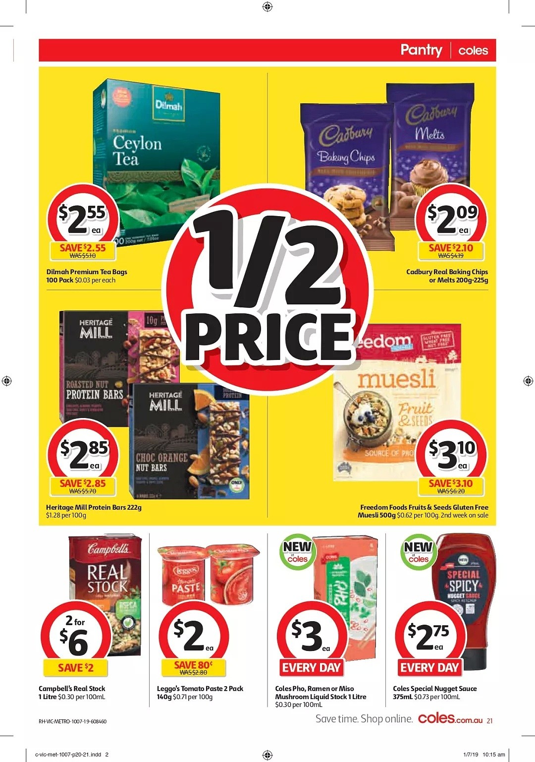 Coles 7月10日-7月16日折扣，好奇纸尿裤、洗衣粉半价 - 21