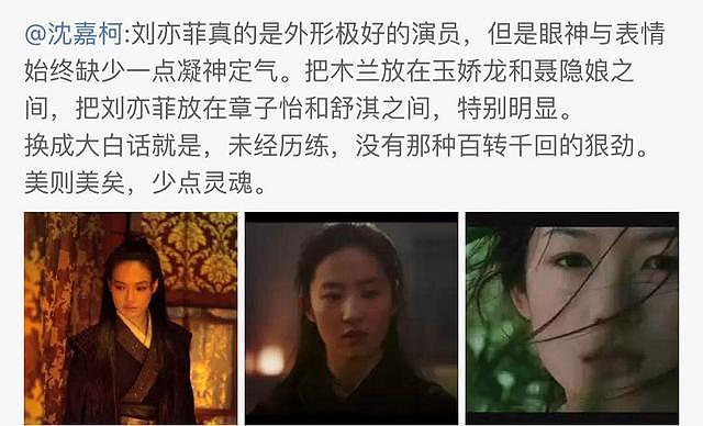 《花木兰》预告片遭差评：刘亦菲不够英气，妆容夸张，国籍惹争议（组图） - 5