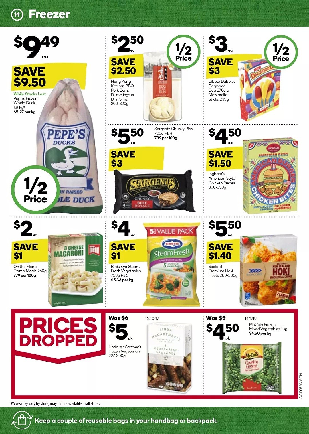 Woolworths 7月10日-7月16日折扣，纸尿裤、冻鸭半价 - 14