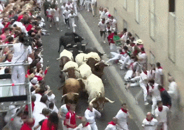 西班牙2019奔牛节开幕，首日就有5人受伤（视频/图） - 1