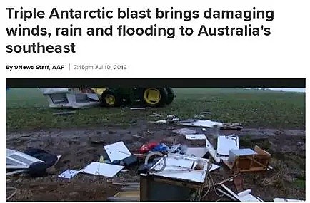 狂风暴雨冰雹，三重极地寒流袭击澳洲！华人区城铁延误，大巴车祸一死九伤！（组图） - 7