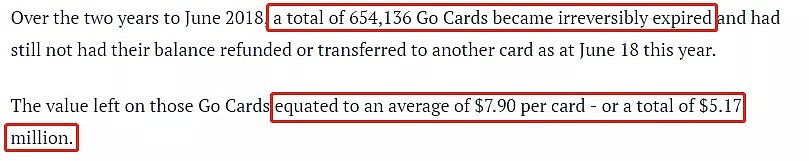 Go Card居然有使用寿命，长时间不用会“过期”？昆州数十万张交通卡逾期，超500万澳元通勤费无人问津 - 5