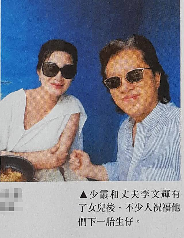 43岁陈少霞剖腹产下女儿，将继续努力为62岁富商老公追生儿子 （组图） - 7