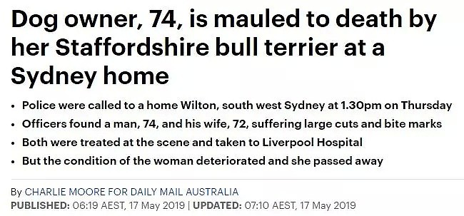 澳洲老夫妇在家中遇袭，一死一伤，喉咙被咬断！凶手竟然是家中的宠物狗.... - 9