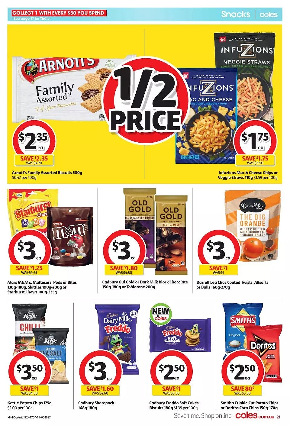 Coles, Woolworths, Aldi, IGA | 7.17~7.23一周折扣 - 9