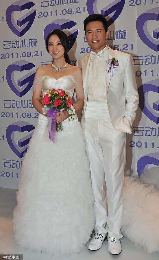 2011年8月21日，董璇与高云翔在京举行婚礼。图/视觉中国