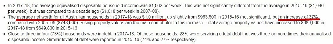 统计局最新数据：悉尼平均周收入3000刀？！土澳家庭存款百万！你拖后腿了么? - 6