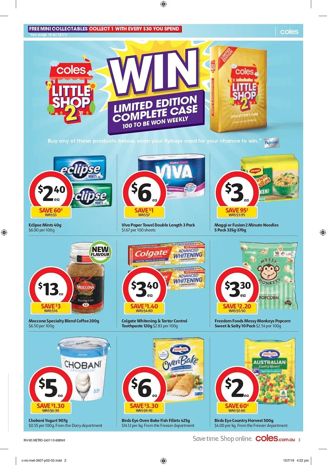 Coles7月24日-30日折扣，红米、油半价 - 3