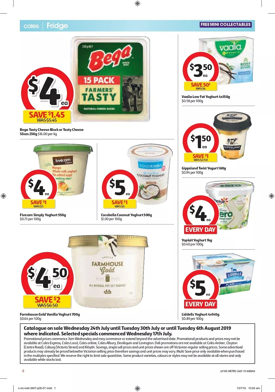 Coles7月24日-30日折扣，红米、油半价 - 6