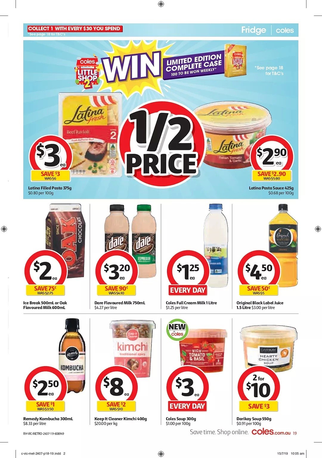 Coles7月24日-30日折扣，红米、油半价 - 19