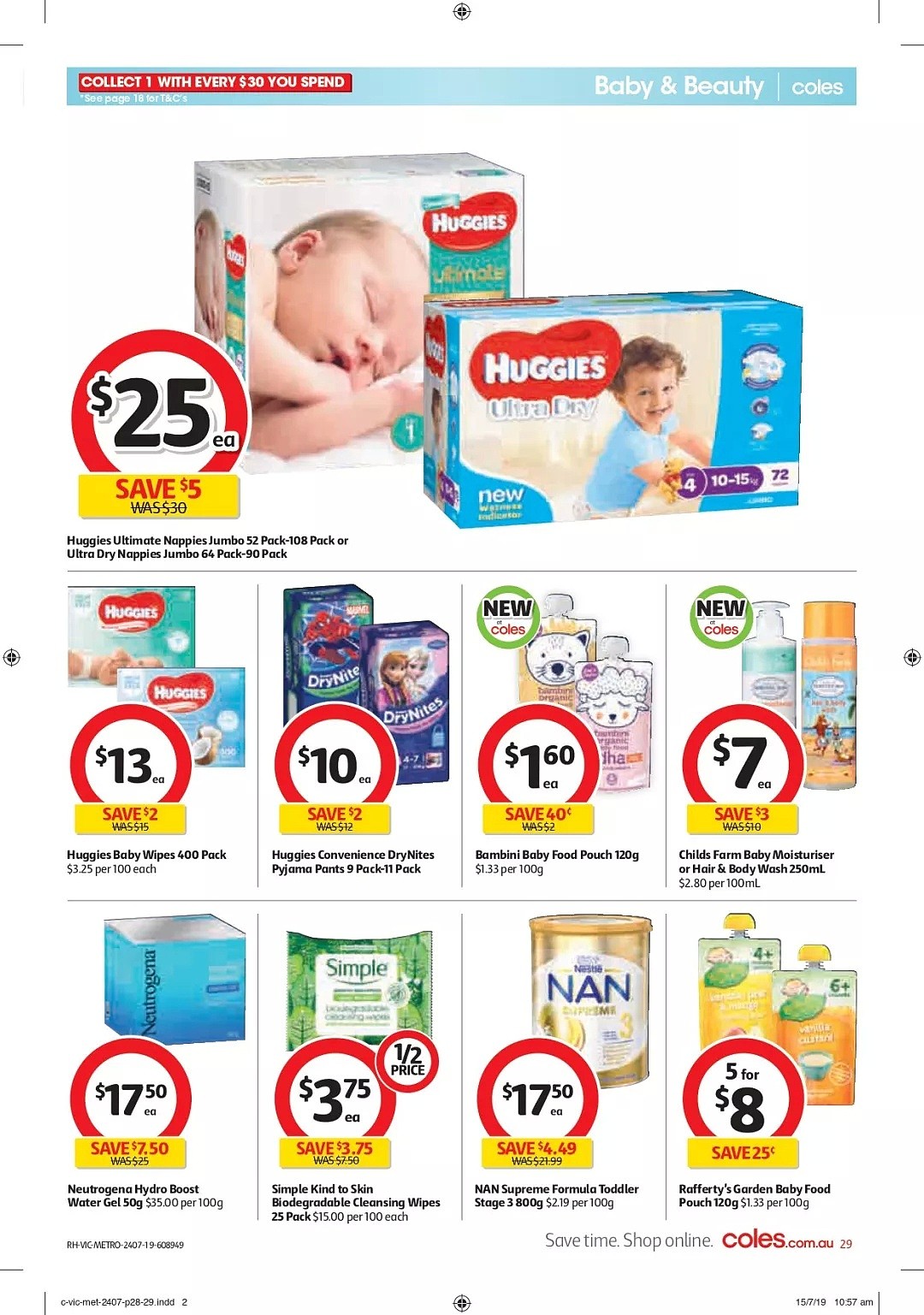 Coles7月24日-30日折扣，红米、油半价 - 29