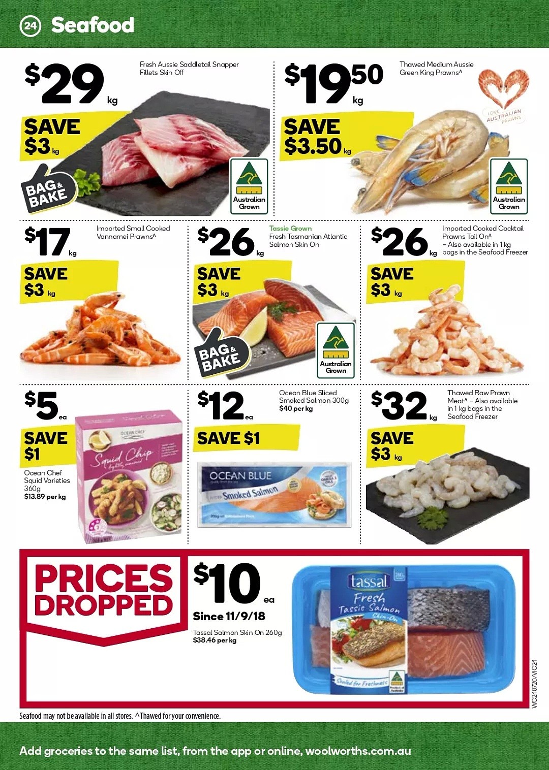 Woolworths7月24日-30日折扣，酸奶、卫生纸半价 - 24