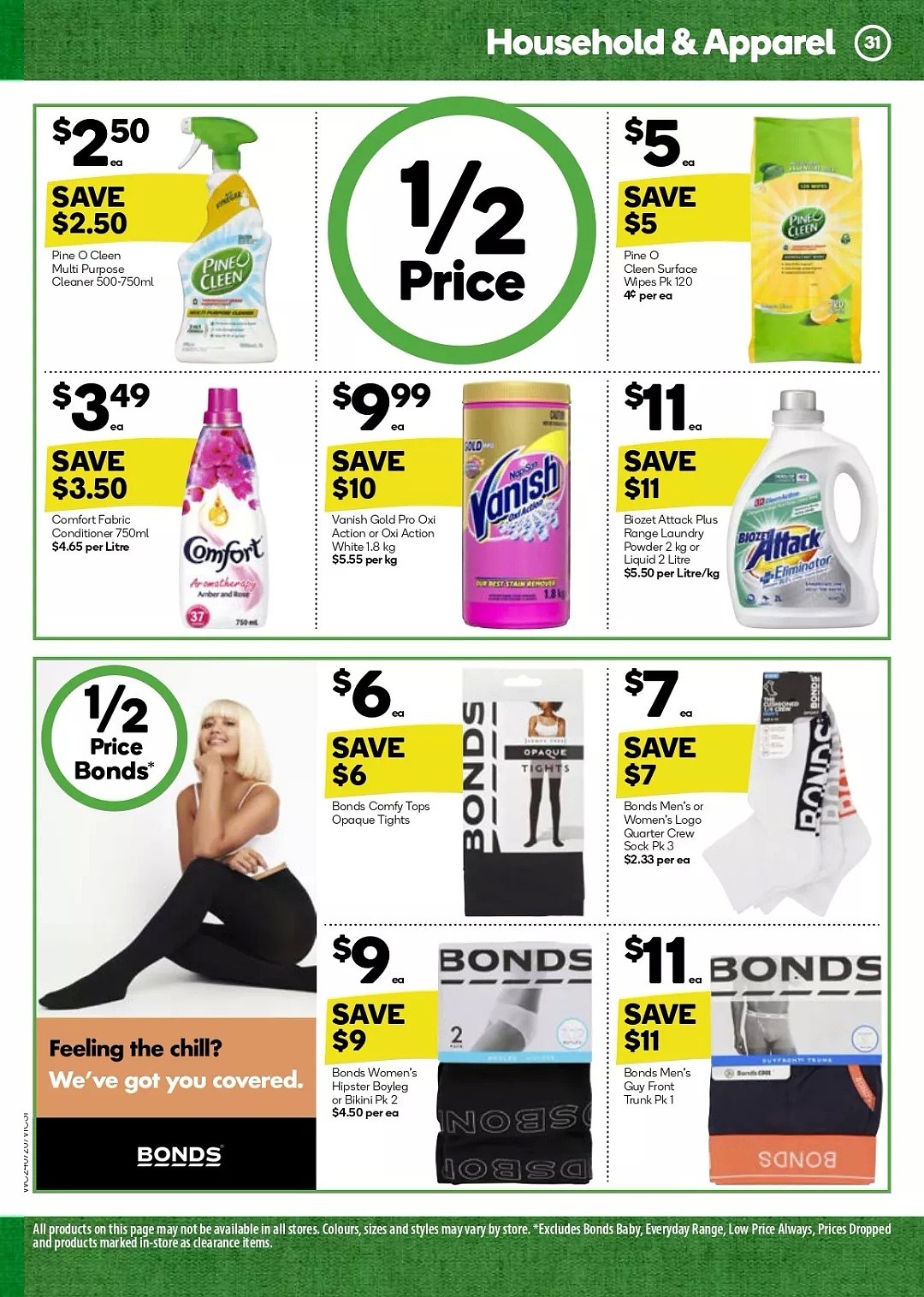 Woolworths7月24日-30日折扣，酸奶、卫生纸半价 - 31