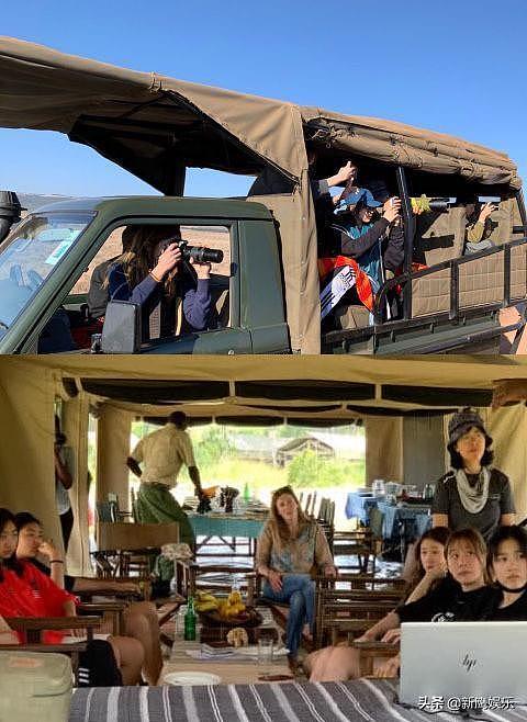 排场真大！汪峰14岁女儿和闺蜜肯尼亚旅行，当地军队全程保驾护航