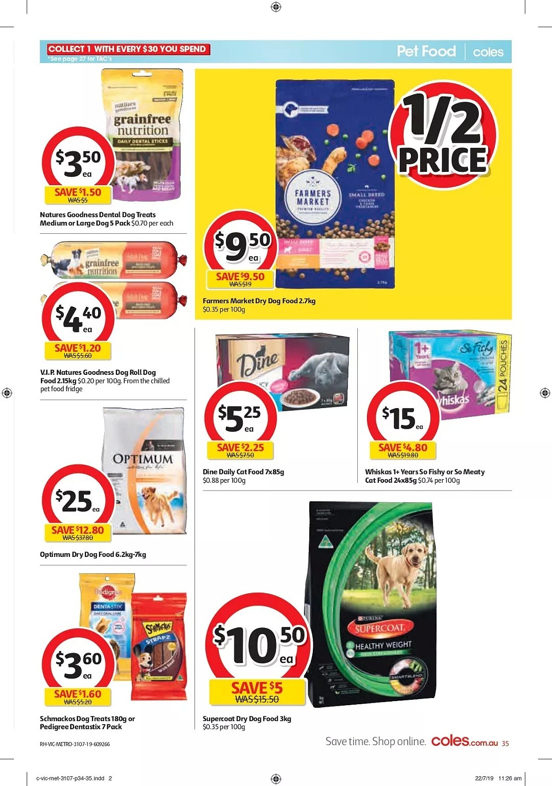 Coles 7月31日—8月6日折扣，叉烧包、蒸饺、尿不湿半价 - 35