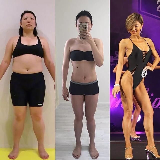 曾被妈妈骂“死肥猪”，188斤的日本妹子减重84斤变健美冠军