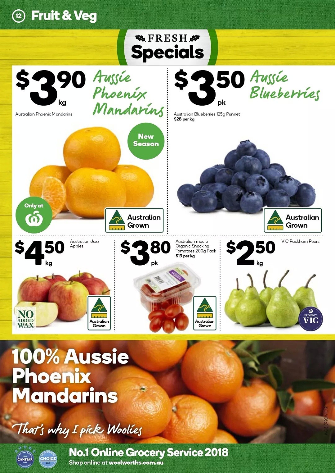 Woolworths 7月31日-8月6日折扣，鳕鱼条、春卷半价 - 12