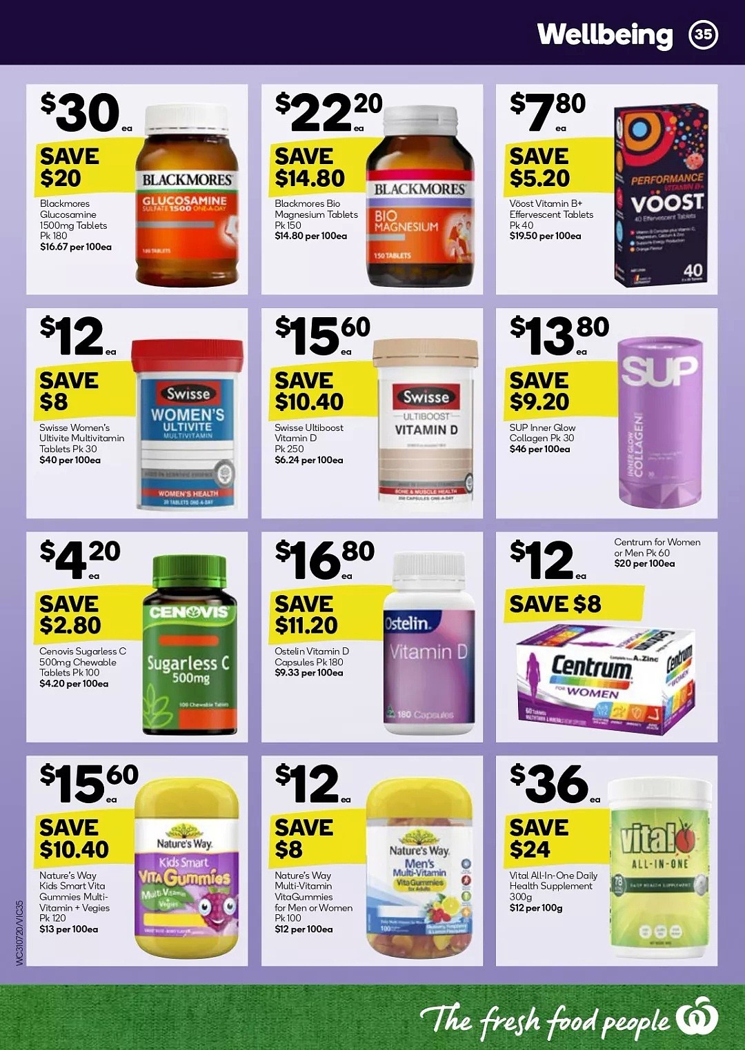 Woolworths 7月31日-8月6日折扣，鳕鱼条、春卷半价 - 35