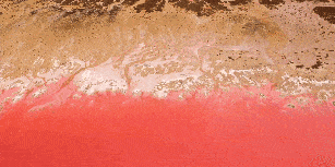 【红酒面膜买一送一】澳洲地标景点粉红湖又将“消失”？当地人竟把湖里的“泥土”和红酒混在一起，用来敷面膜？！ - 2