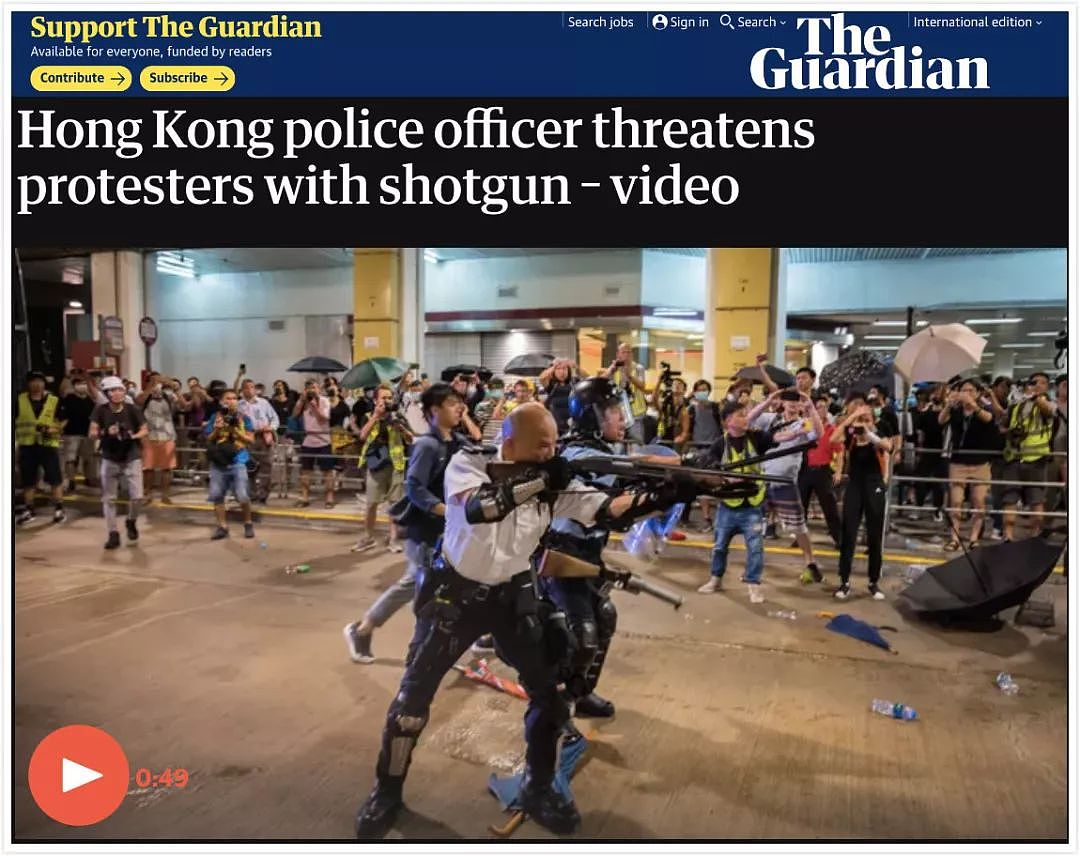 外媒集火攻击昨晚香港警察举枪，那是因为你没看到这一幕！（组图/视频） - 4