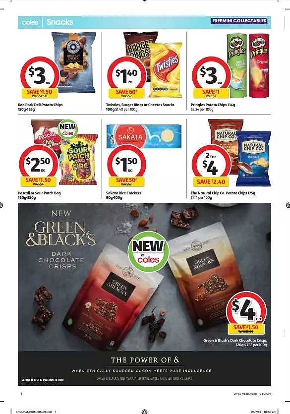 Coles 8月7日-8月13日信息，红袋米、油半价！ - 8