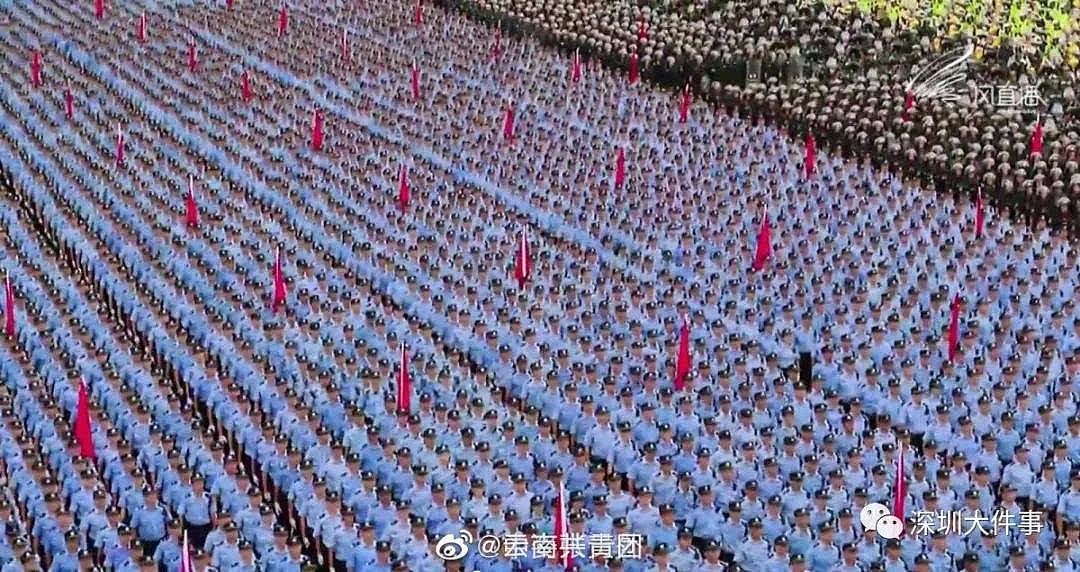 深圳上万警力集结练兵，海陆空都来了，面对袭警暴徒绝不手软（组图） - 5