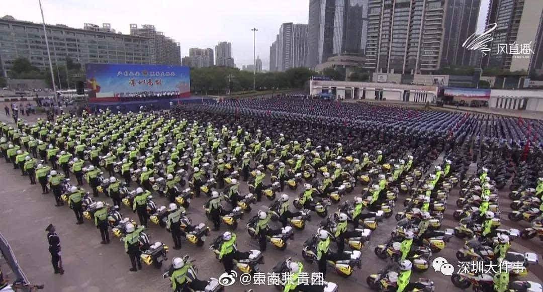 深圳上万警力集结练兵，海陆空都来了，面对袭警暴徒绝不手软（组图） - 7
