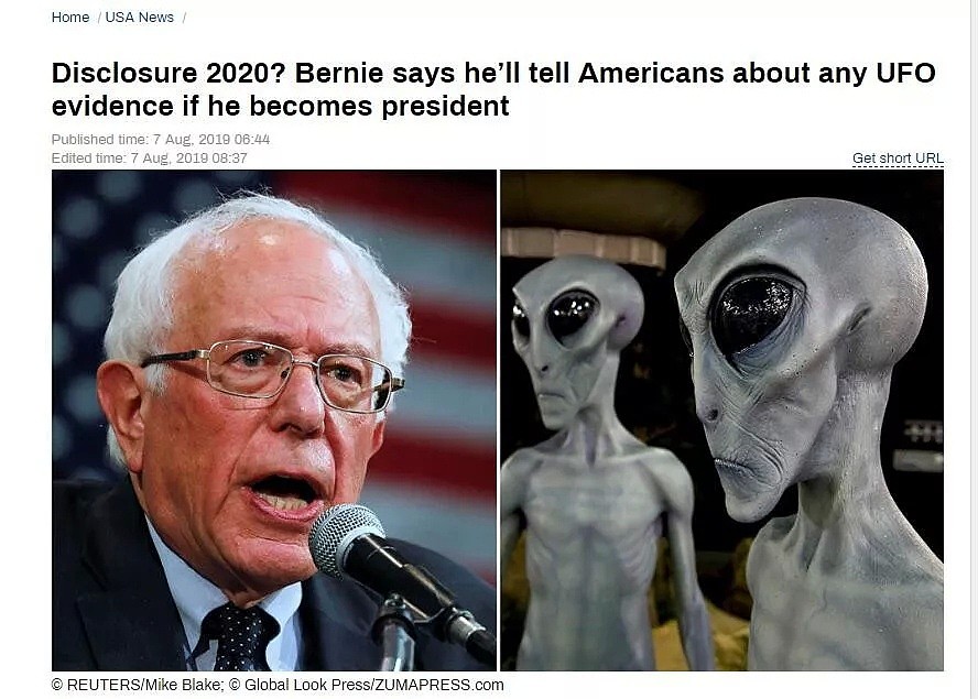 他说：我若当选美国总统，一定告诉你们外星人的秘密（组图） - 3
