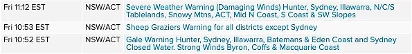 悉尼64架航班取消！120km/小时狂风暴虐全城，屋顶吹塌！全澳多地暴雪、停电！“妖风快把我的头吹掉了！” - 16