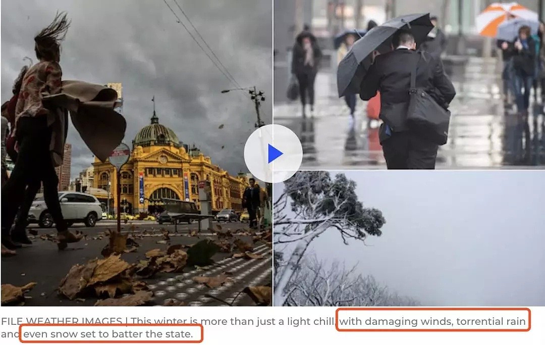 悉尼64架航班取消！120km/小时狂风暴虐全城，屋顶吹塌！全澳多地暴雪、停电！“妖风快把我的头吹掉了！” - 41