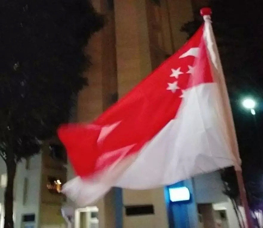 新加坡组屋楼外挂起中国国旗遭网友集体炮轰！这个锅我们不背（组图） - 9