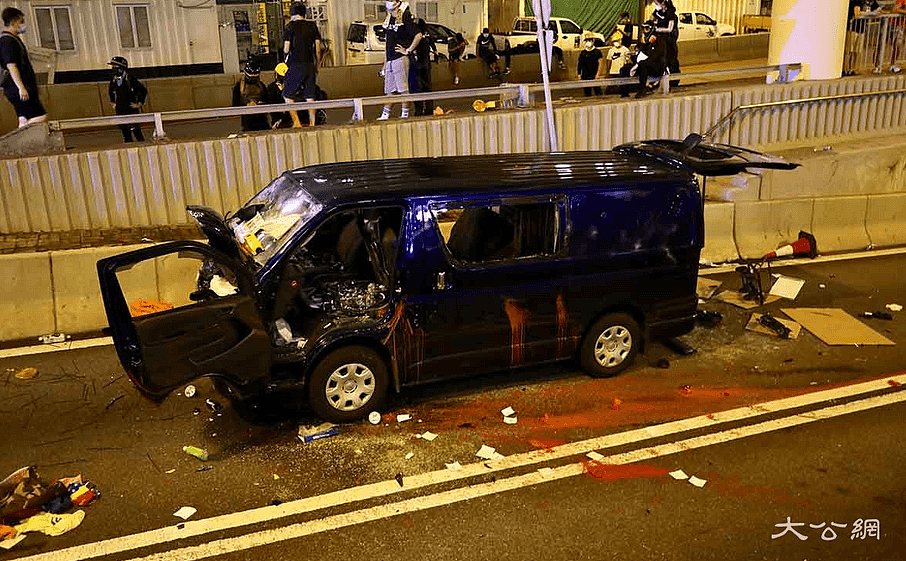香港遭围殴司机受访：修车要花50万，仍愿为他人挺身而出（组图） - 1